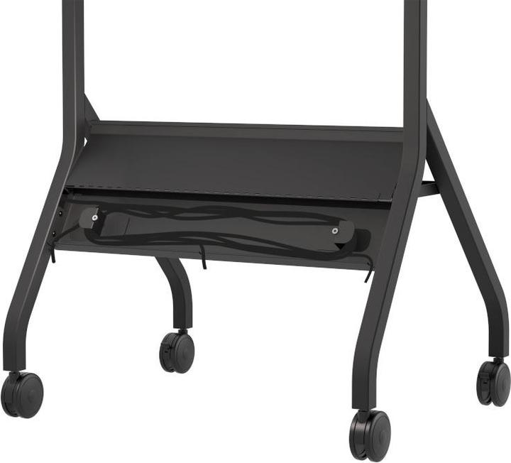 Produktbild Peerless AV trolley with shelf for displays up to 75inch up to 56kg up to VESA 800x400 color black w (56.70 kg, 43" - 75")