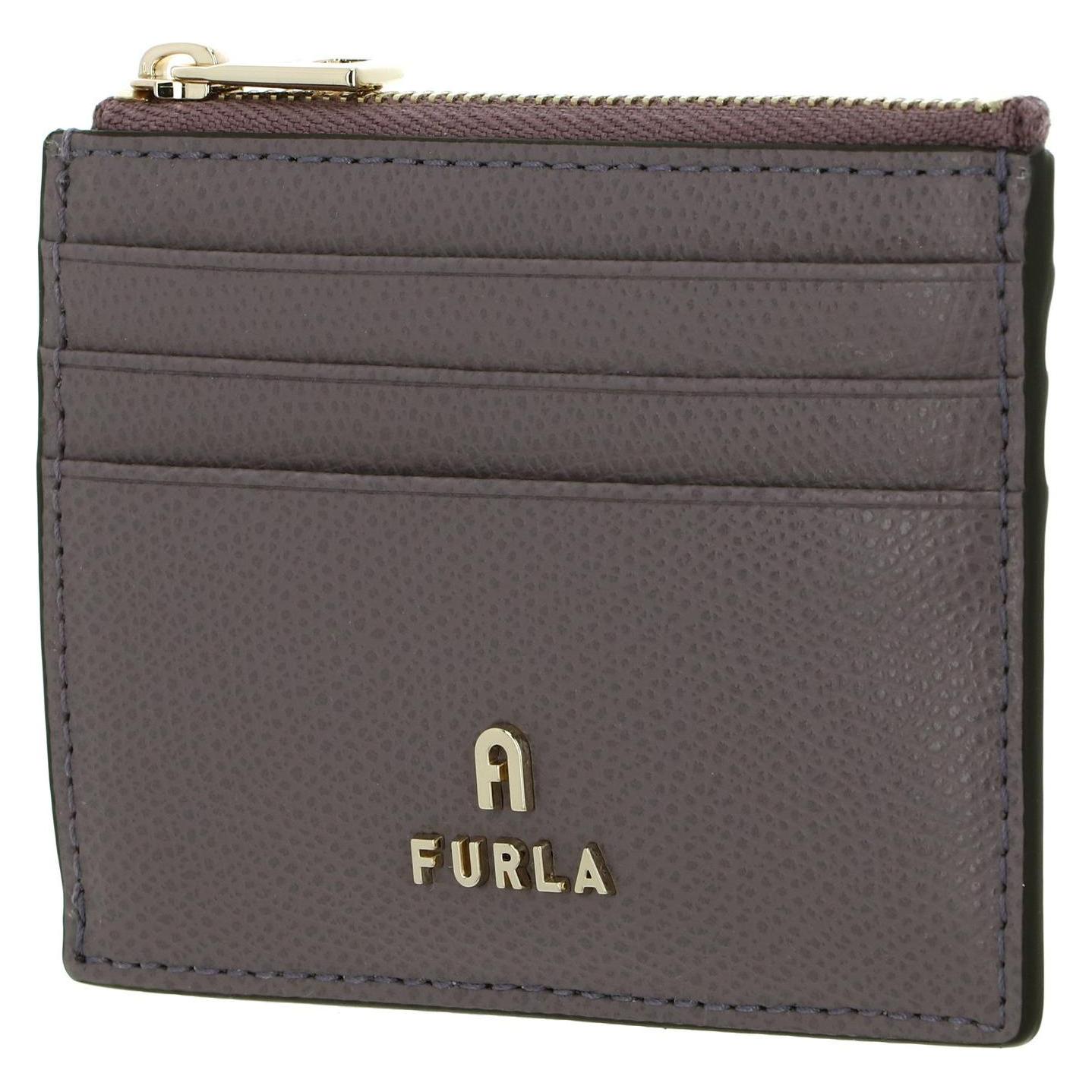 Furla, Damen, Portemonnaie, Camelia Zipped Card Case, Violett