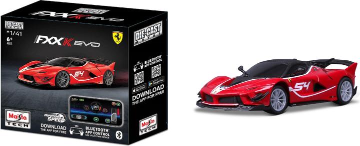 Produktbild Maisto Rennwagen RC Power Racer Ferrari FXXK Evo Bluetooth
