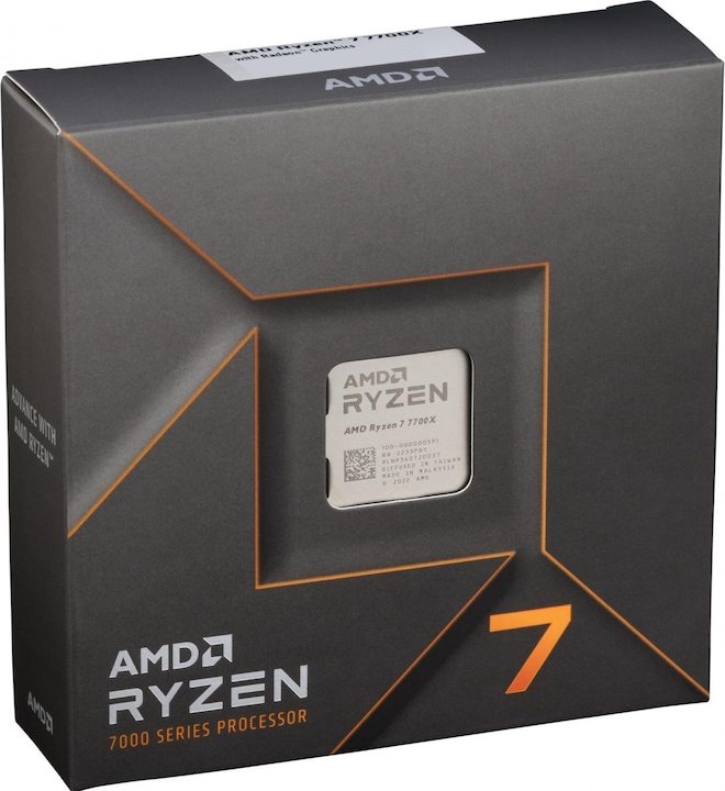 AMD Ryzen 7 7700X (AM5, 4.50 GHz, 8 -Core)