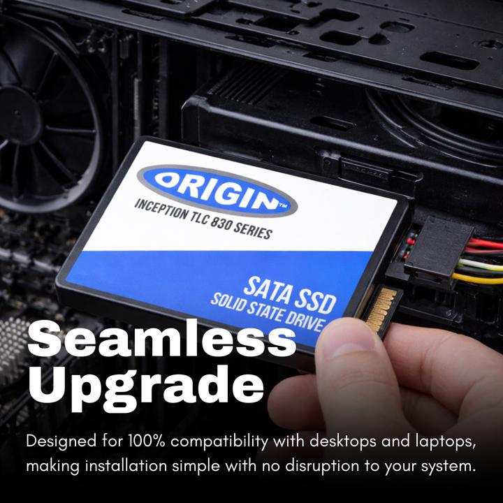 Actual product image Origin Storage NB-256SSD-3DTLC Internal Solid State Drive Serial ATA III (256 GB, 2.5")