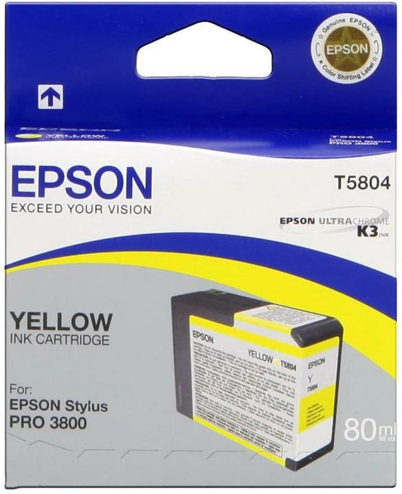 Actual product image Epson T5804 (Y)