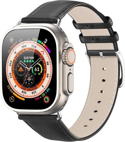 Actual product image Dux Ducis YS Series Genuine Leather Bracelet (38 mm, 40 mm, 41 mm, Genuine leather, Apple Watch Series 2, Apple Watch Series 3, Apple Watch Series 1, Apple Watch Series 4, Apple Watch Series 5, Apple Watch Series 6, Apple Watch Series 7, Apple Watch Series 8, Apple Watch Series 9, Apple Watch SE)