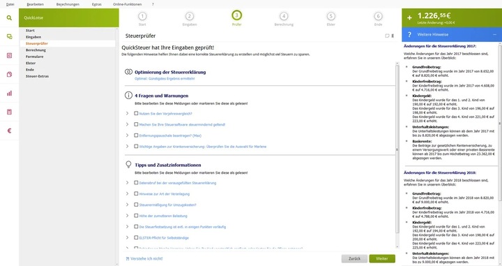 Actual product image Lexware QuickTax Deluxe 2020 (1 User, 12 months)