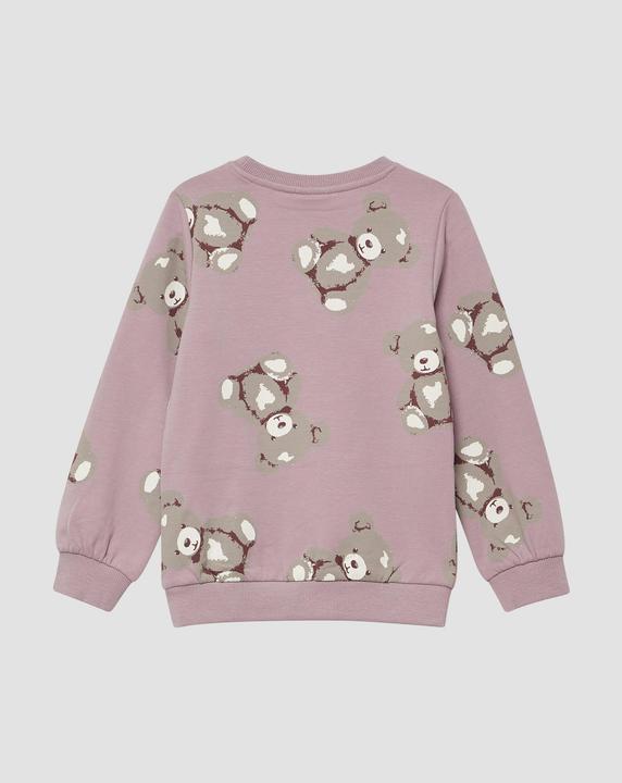 Produktbild s.Oliver Sweatshirt Kuscheliges Sweatshirt mit All-over-Print (140)