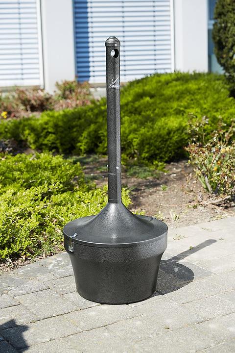 Produktbild Rubbermaid Standascher Aladdin schwarz, flammverlöschend