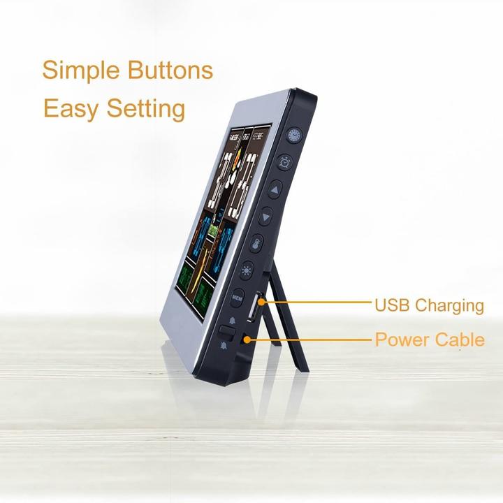 Produktbild Vorrinc Wetterstation mit Funkuhr und Aussensensor