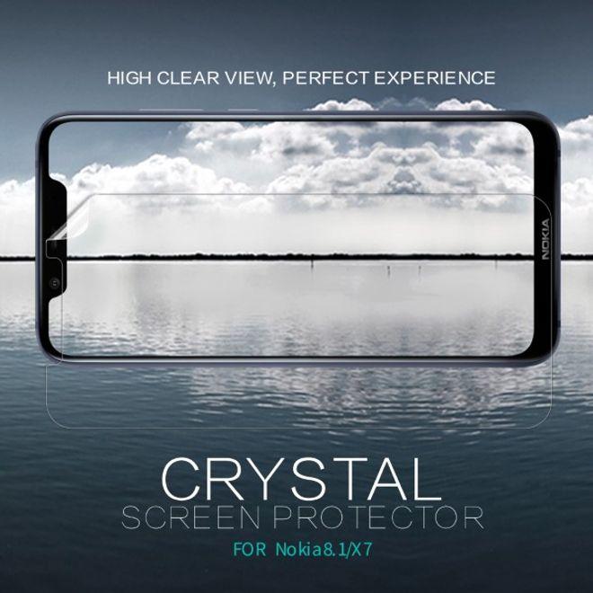 Actual product image Nillkin Super Clear Series Protective Film (1 Piece, Nokia 8.1)