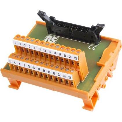 Rs Pro Schnittstelle Din-Schiene IDC 26-polig, Elektronikmodul