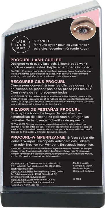 Immagine prodotto Tweezerman Pro Curl Wimpernzange Rosé Gold 3 Stk.