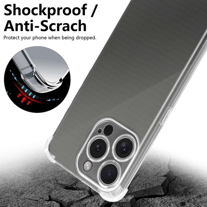Actual product image Cadorabo Bumper Case for Apple iPhone 15 PRO TPU Ultra Slim AIR (Apple iPhone 15 Pro)