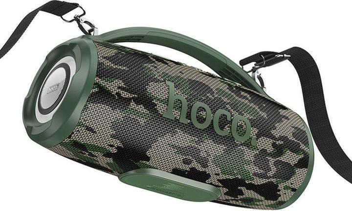 Actual product image Hoco Bluetooth speakers wireless speaker bluetooth HA4 camouflage green (4 h, Rechargeable battery operated)