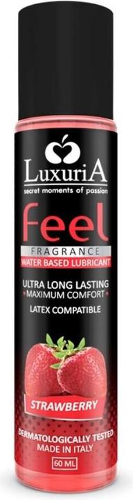Luxuria Intimateline - Feel water-based strawberry lubricant 60 ml (60 ml)