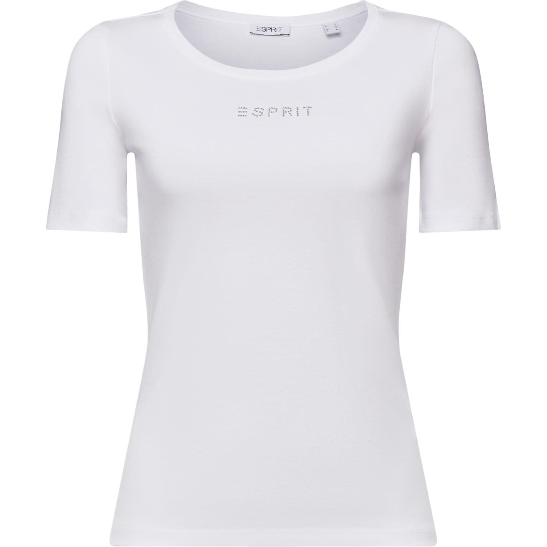 Esprit, Damen, Shirt, t-shirt, Weiss, (XXS)