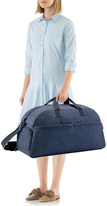 Produktbild reisenthel Reisetasche Overnighter Plus Herringbone Dark Blue (50 l)