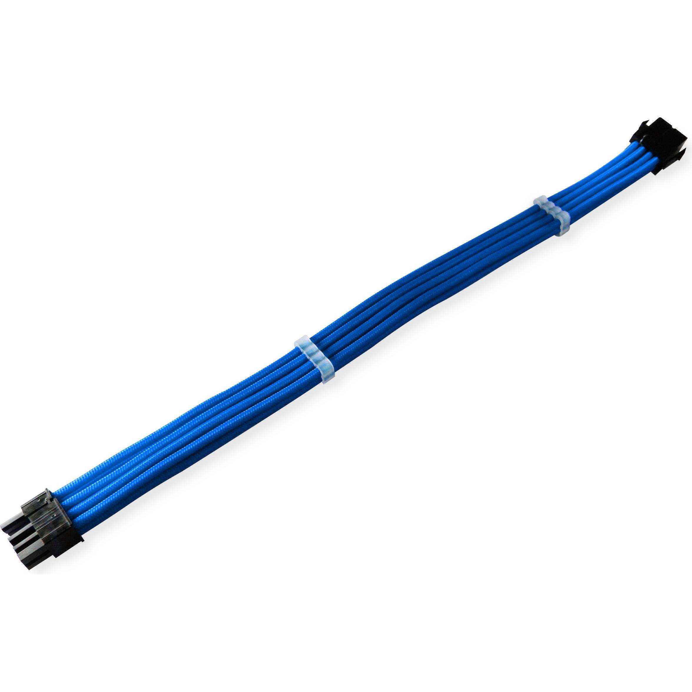 Xigmatek Cavo di estensione (Rallonge) iCable VGA - 1x PCIe 6+2 pin (Bleu), Cavo interno (PC)