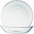 Esmeyer Glasteller / Dessertteller Cosmos aus Hartglas, Durchmesser: 140 mm, Höhe: 250 mm (12x, 14 cm)