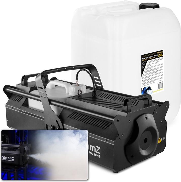 BeamZ Rookmachine S3500 DMX Inclusief 20L rookvloeistof 3500W