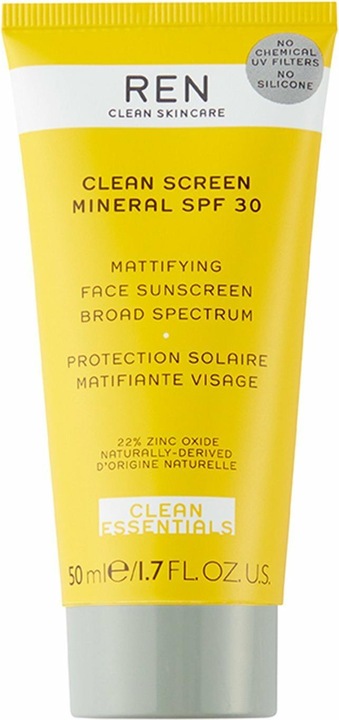 Actual product image Ren Clean Screen Mineral (Suntan cream, SPF 30, 50 ml, 50 g)