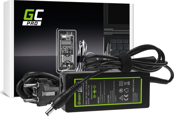Produktbild GreenCell PRO Netzteil Ladegerät für Laptop Samsung R522 R530 R540 R580 Q35 Q45 (60 W)