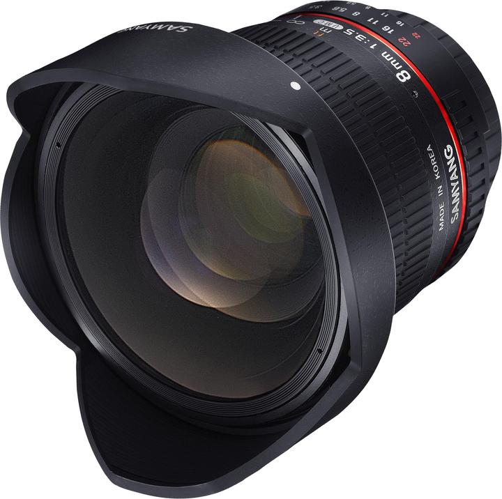 Samyang 8mm f/3.5 Asph IF MC Fisheye CSII DH - Sony E (Sony E, APS-C / DX)