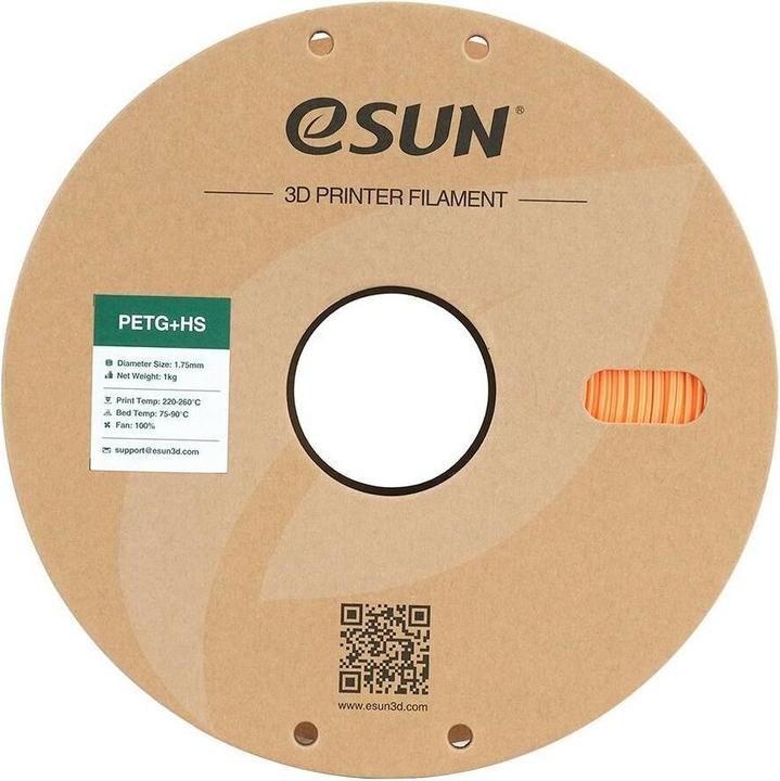 Produktbild eSUN EPETG+HS 1,75mm SOLID ORANGE 1kg (PETG, 1.75 mm, 1000 g, Orange)