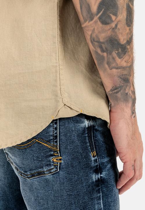 Immagine prodotto Camel Active Camicia a maniche corte in misto lino e cotone (XXL)