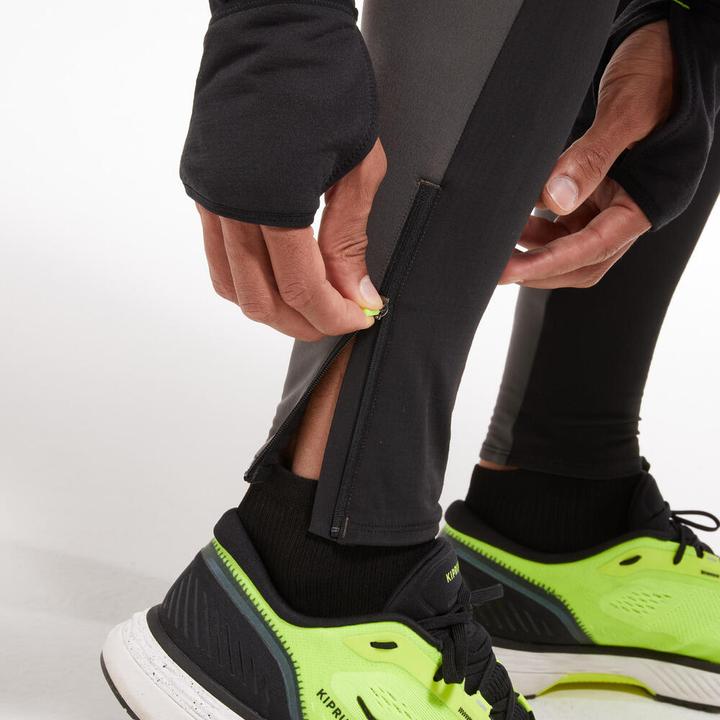 Image du produit Kiprun Maillot de course long homme - Run 500 Warm synthétique (W30/L33)