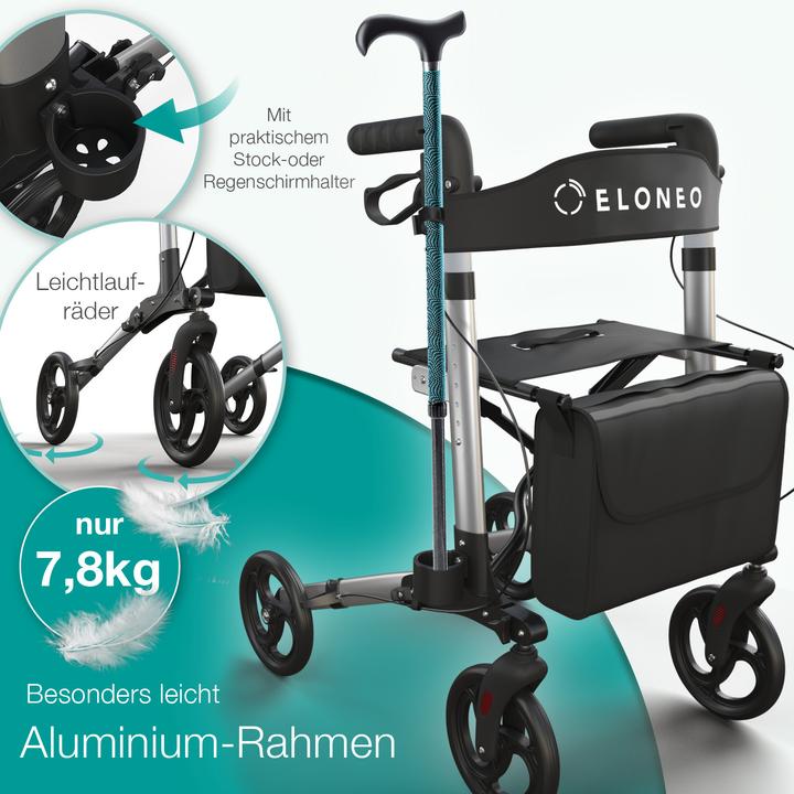 Immagine prodotto Aktivshop Leichtgewichtrollator »Move«, Silber