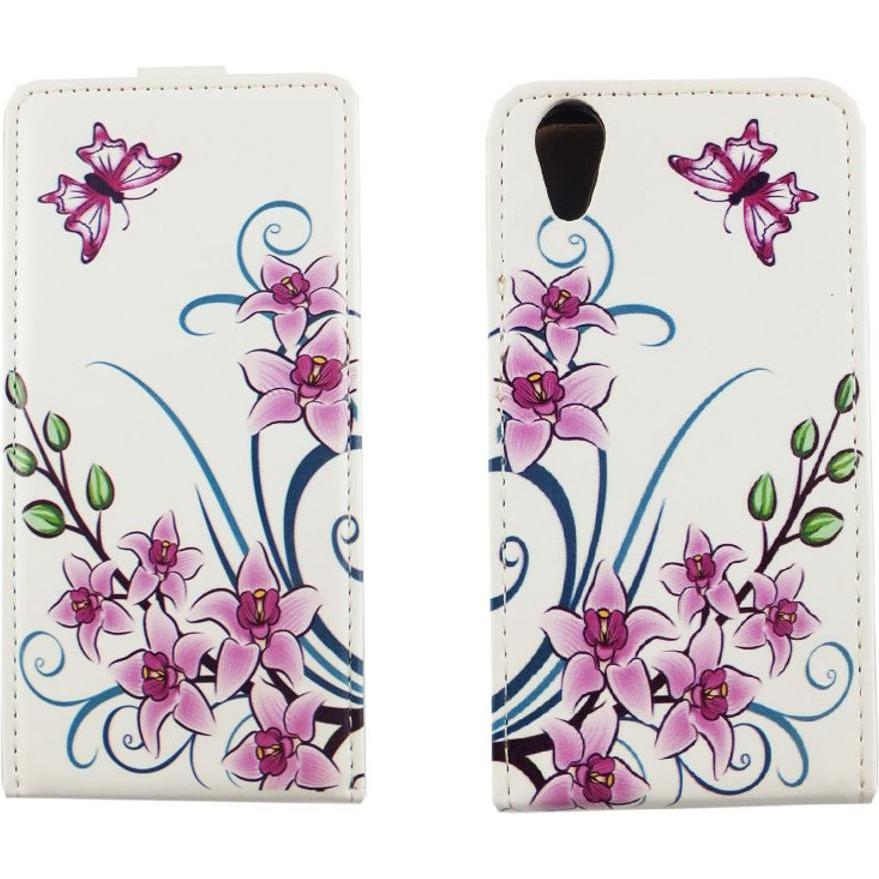König Design Wiko Sunny 2 Hülle Case Handy Cover Schutz Tasche Flip Schutzhülle Schale Weiss (Wiko Sunny 2), Smartphone ...