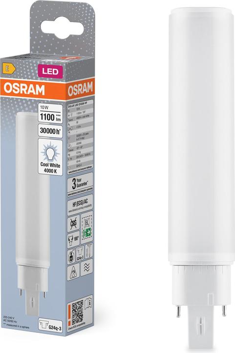 Actual product image Osram Dulux (G24q-3, 10 W, 1100 lm, 1 x, E)