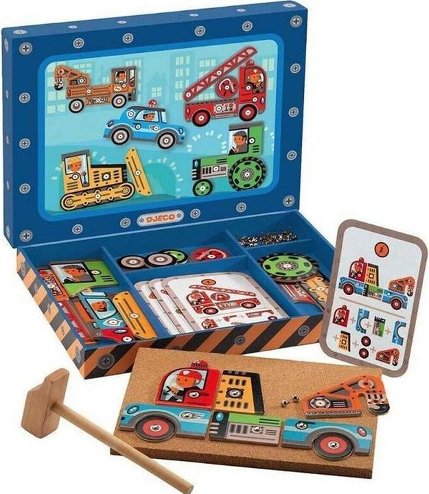 Djeco Tap Tap Fahrzeuge (Multilingue)