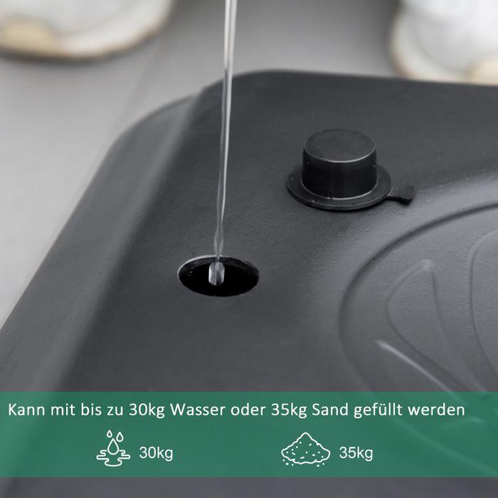 Immagine prodotto Swisshandel24 Canestro con supporto Supporto per pallacanestro da esterno regolabile in altezza con ruote adatto