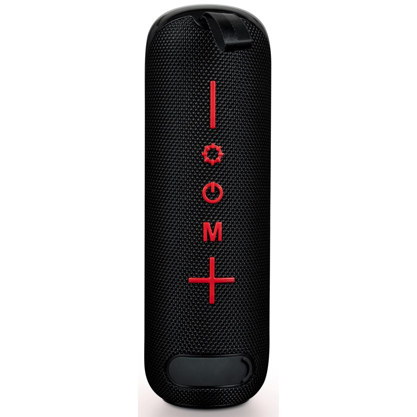Bigben Tube - Bluetooth Speaker (4 h, Ohne externe Stromquelle), Bluetooth Lautsprecher, Schwarz