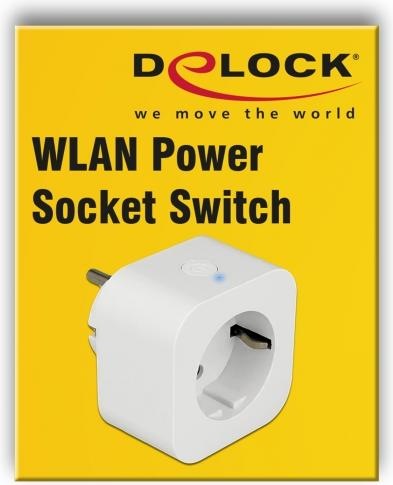 Actual product image Delock Socket switches with Tasmota firmware (CEE 7/3)