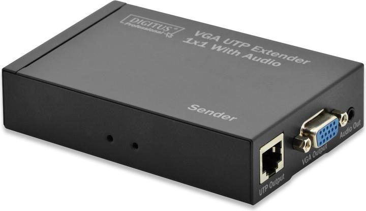 Produktbild Digitus VGA-UTP Extender 300m Sender/Empfaenger Kit 1920x1200 inkl. Netzteil