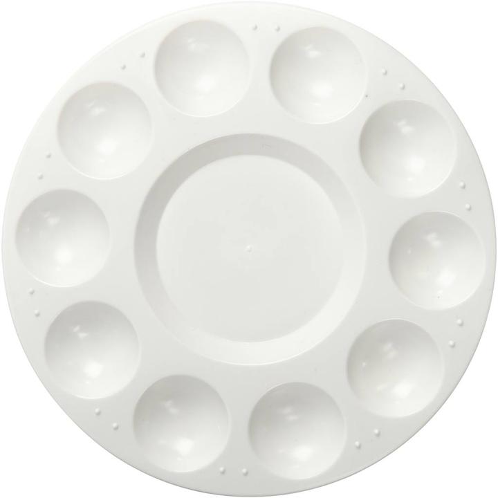 Creativ Company Palette de couleurs Blanc, 17cm