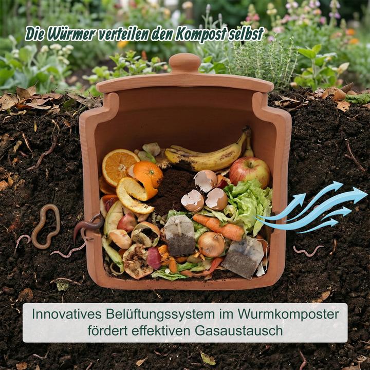 Actual product image Relaxdays Wurmkomposter