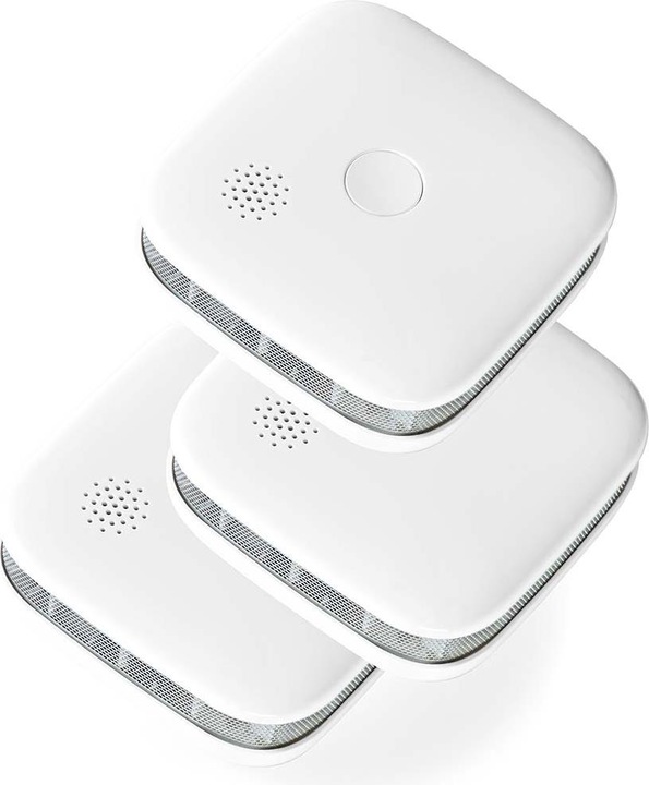 Actual product image Nedis SmartLife Smoke Detector | Wi-Fi | Battery operated | Sensor life: 10 years | EN 14604 | M