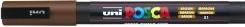 Productafbeelding Posca Fijne marker PC-3M (Bruin, 0.90 mm, 1 x)