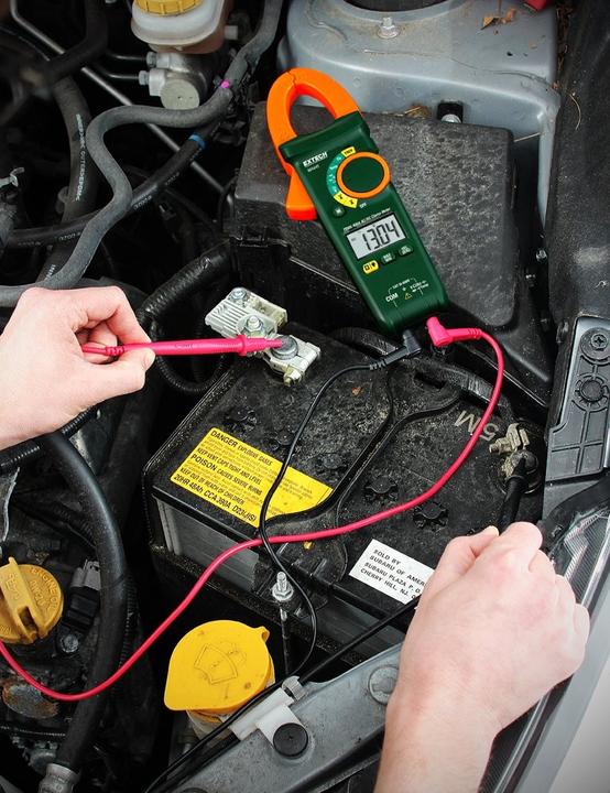 Actual product image Extech Hand multimeter, current clamp di (CAT III 600V)