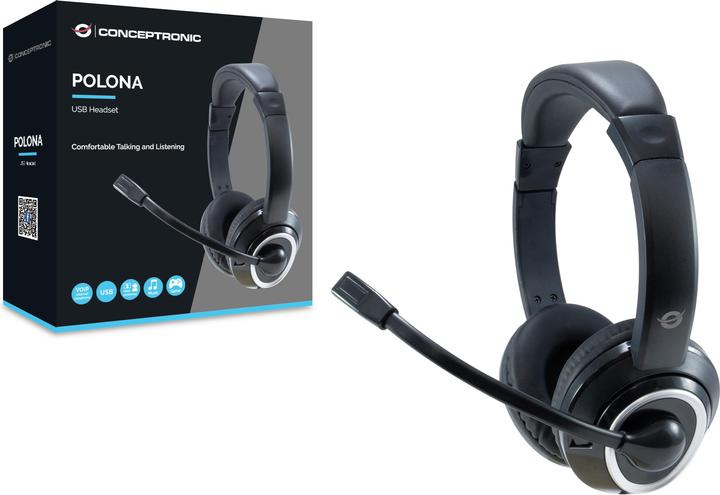Actual product image Conceptronic Polona POLONA01B (Cable, USB-A)