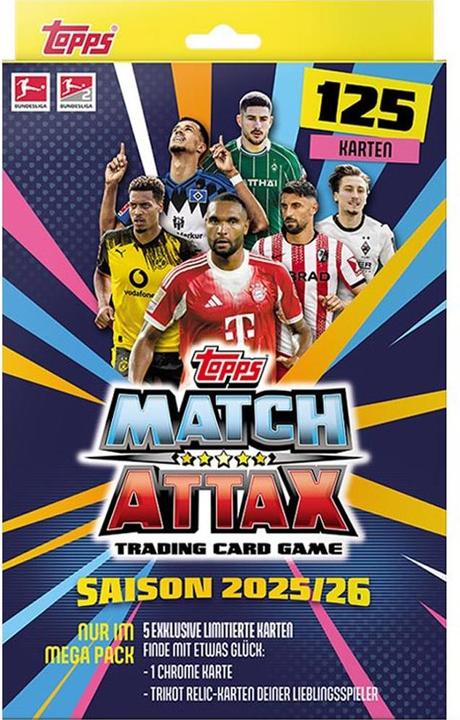 Produktbild Topps/Merlin Topps Match Attax Bundesliga 25/26 Mega-Pack (Deutsch, Booster Pack)