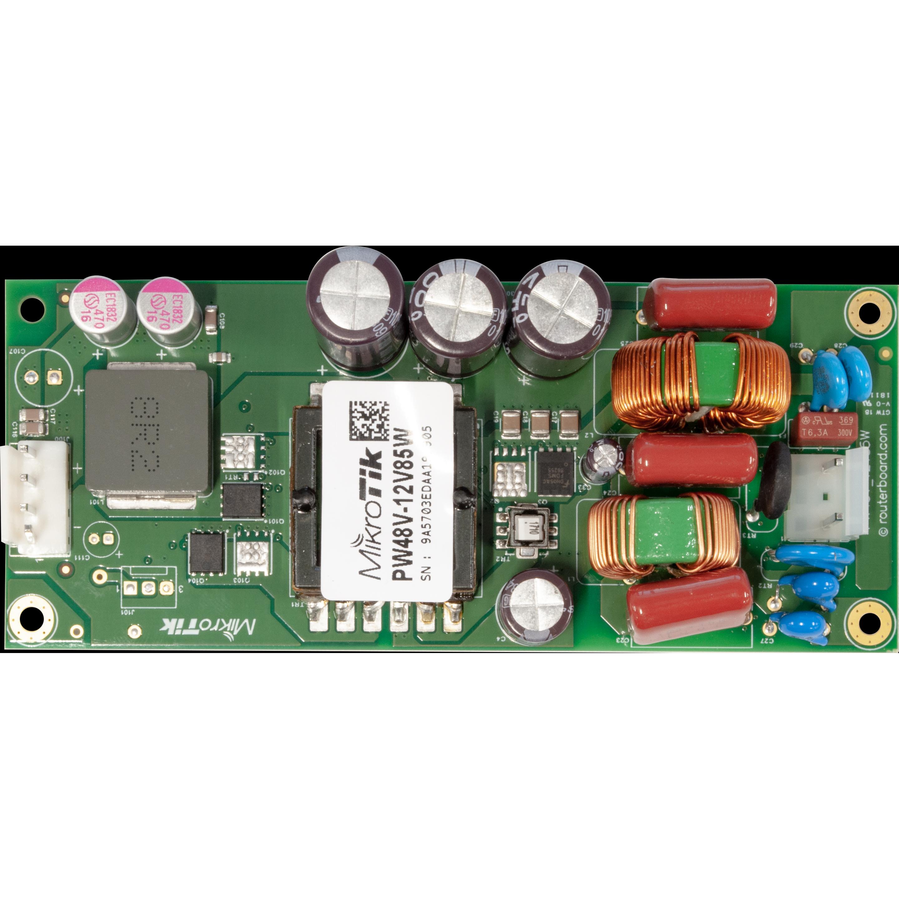 Thumbnail - MikroTik 48V Open frame Power supply with 12V 7A output, for new r2 CCR revisions, Router, Grün