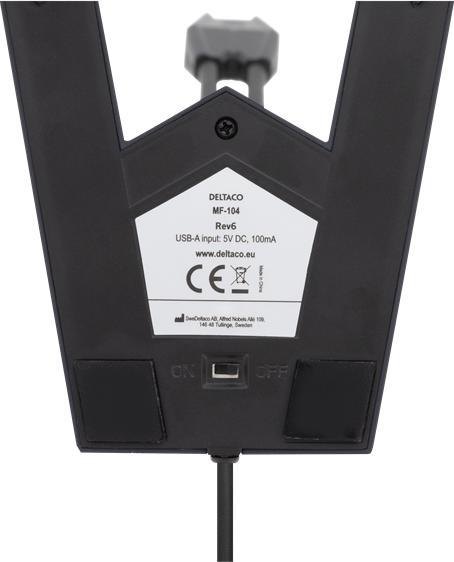 Produktbild Deltaco MF-104 microphone Black Table microphone