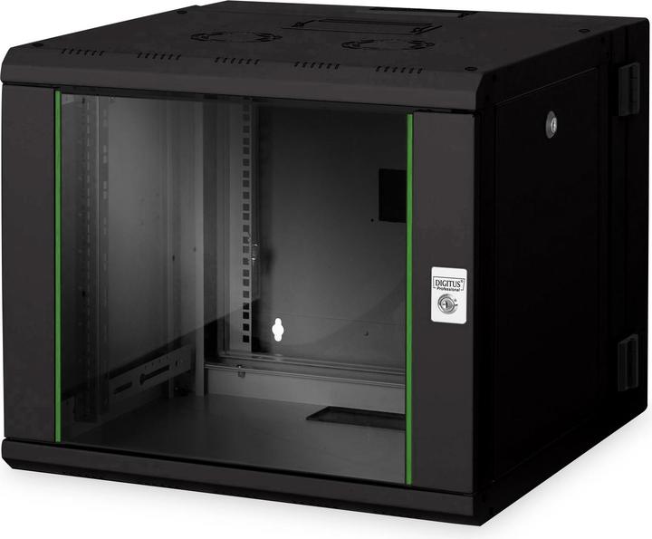 Image du produit Digitus Boîtier mural de série Unique - bipartite, pivotant (9 HE, Rack 19 pouces)