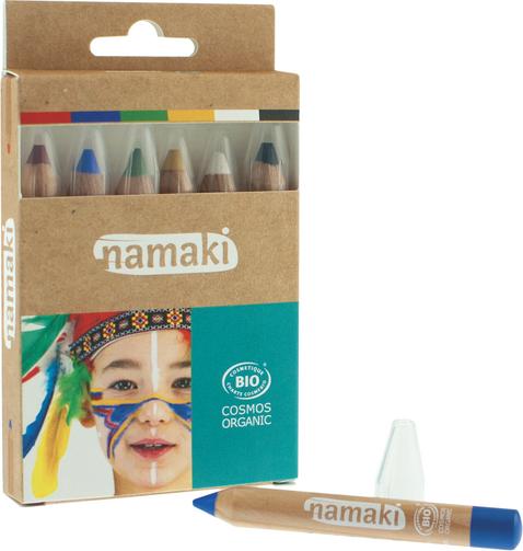 Produktbild Namaki Bio Schminkstifte 6 Farben Rainbow