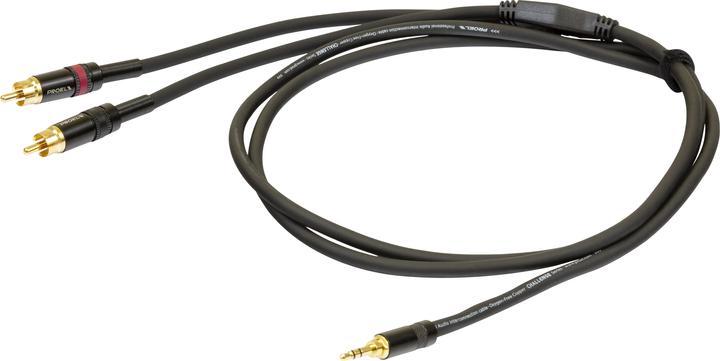 Proel Y-Kabel (1.50 m, 3.5mm Klinke (AUX), Cinch)
