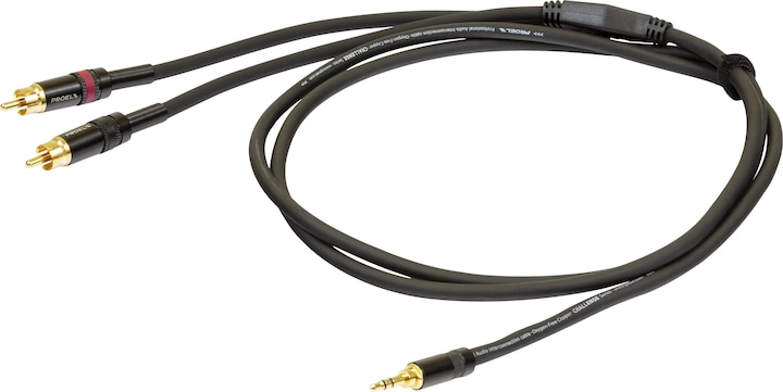 Proel Y-Kabel (1.50 m, 3.5mm Klinke (AUX), Cinch)