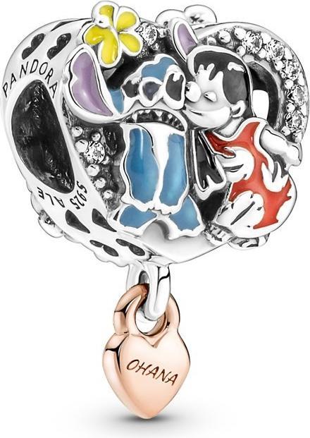 Image du produit Pandora Charm (Argent massif, Email, Or rose)